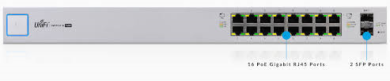 UniFi Switch 16 150W - Ảnh 2