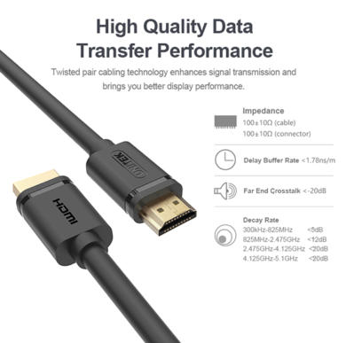 Cáp HDMI Unitek dài 3m Y-139 chính hãng - Ảnh 3