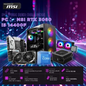 VBPC3 - PC GAMING i5 14400F - 16GB RAM - 500GB SSD) POWERED BY MSI