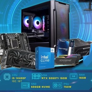 VBPC5- CPU Intel Core i5 14400F, RAM 16GB, SSD 500GB